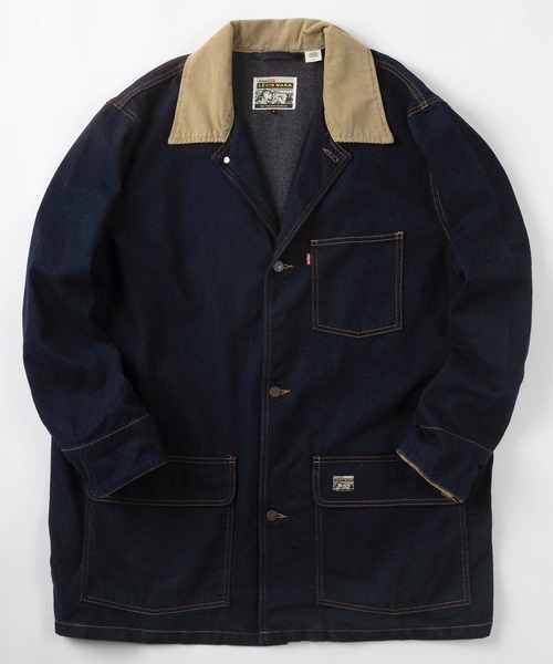 【Levi’s/リーバイス】ワイドシルエット デニム ロングコート/ デニムジャケット/ CHORE COAT