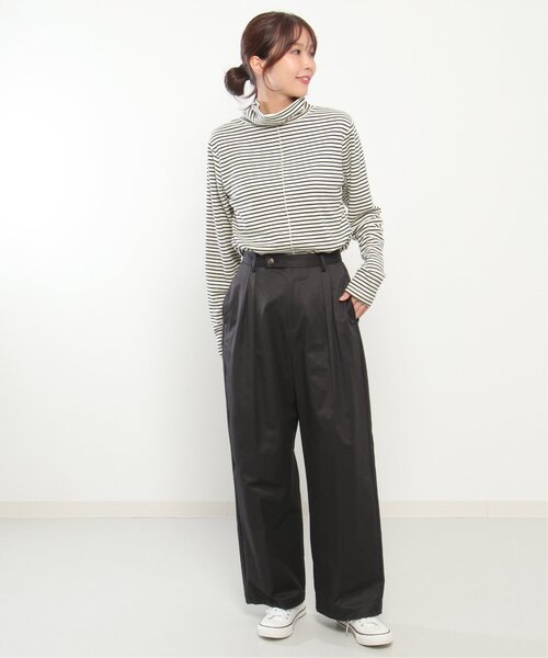 LBC（エルビーシー）の「クシュタートルネックロンＴ（Tシャツ/カットソー・レディース・その他7/ブラック/パープル/ホワイト・M/L）」の18枚目の写真