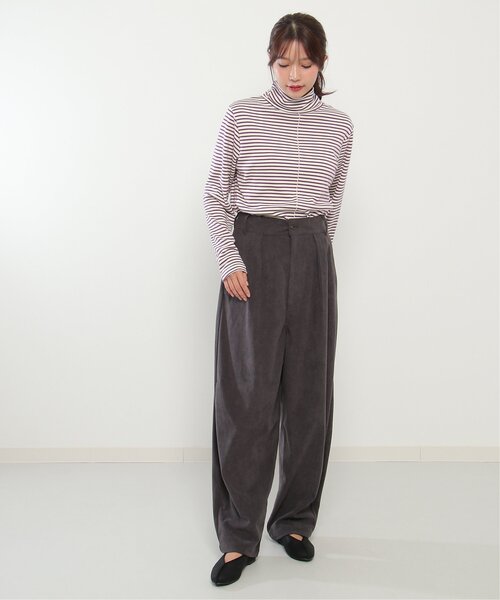 LBC（エルビーシー）の「クシュタートルネックロンＴ（Tシャツ/カットソー・レディース・その他7/ブラック/パープル/ホワイト・M/L）」の14枚目の写真