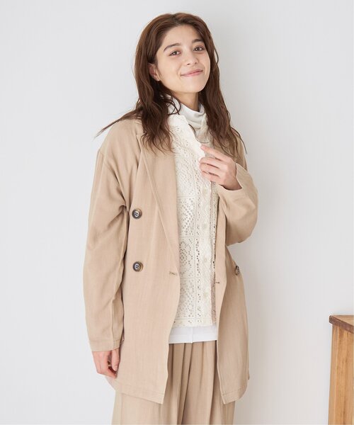 LBC（エルビーシー）の「クシュタートルネックロンＴ（Tシャツ/カットソー・レディース・その他7/ブラック/パープル/ホワイト・M/L）」の10枚目の写真