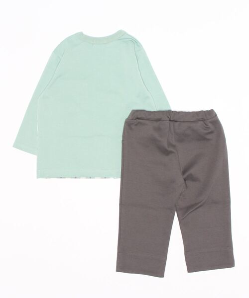 BeBe（ベベ）の「BeBe/BOY切替Tシャツパンツ2点セットベビー(80~90cm)（ロンパース・キッズ・グリーン系その他/ブルー系その他・90/80）」の7枚目の写真