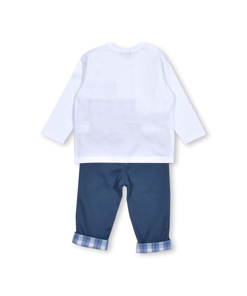 BeBe（ベベ）の「BeBe/BOY切替Tシャツパンツ2点セットベビー(80~90cm)（ロンパース・キッズ・グリーン系その他/ブルー系その他・90/80）」の17枚目の写真