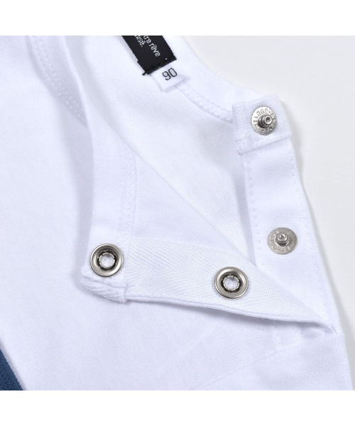 BeBe（ベベ）の「BeBe/BOY切替Tシャツパンツ2点セットベビー(80~90cm)（ロンパース・キッズ・グリーン系その他/ブルー系その他・90/80）」の14枚目の写真