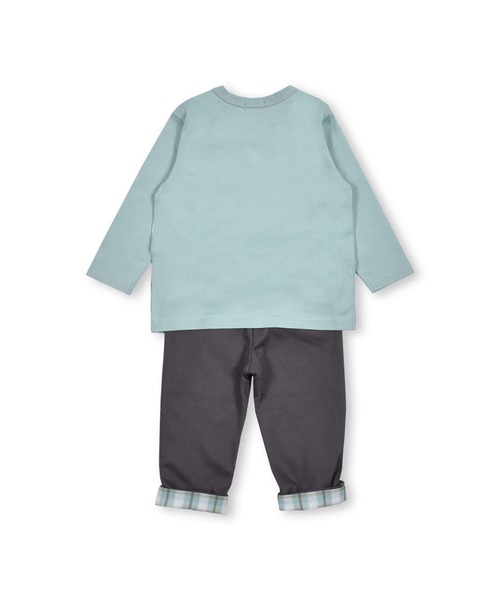 BeBe（ベベ）の「BeBe/BOY切替Tシャツパンツ2点セットベビー(80~90cm)（ロンパース・キッズ・グリーン系その他/ブルー系その他・90/80）」の15枚目の写真