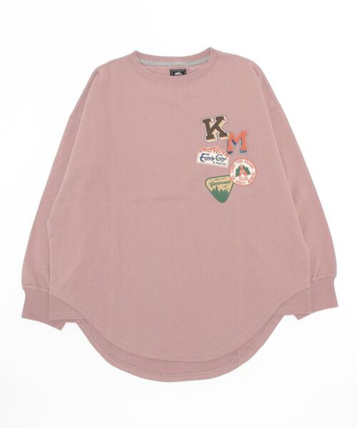 KRIFF MAYER Lady's Collection(クリフメイヤーレディースコレクション)の「アメカジビッグタフループTEE(Tシャツ/カットソー・レディース・セージグリーン/グレー/カラフル/ラベンダー/その他5・LARGE/MEDIUM)」の20枚目の写真