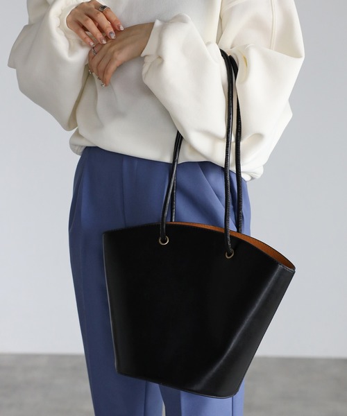 Bonjour Sagan（ボンジュールサガン）の「ポーチ付き扇形ハンドバッグ（ハンドバッグ・レディース・ホワイト/ブラック・FREE）」の17枚目の写真