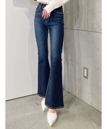 H/W BASICフレアデニムパンツ