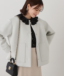 N.（N. Natural Beauty Basic）（エヌエヌナチュラルビューティーベーシック）の「◆ノーカラーダンボールブルゾン（ブルゾン）」