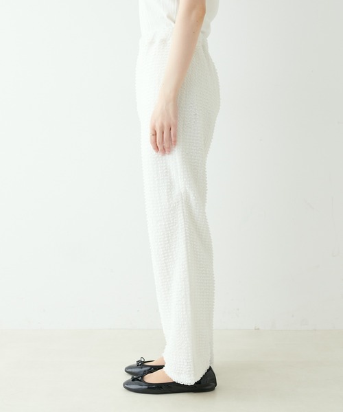 PUAL CE CIN(ピュアルセシン)の「3Dレースパンツ(その他パンツ・レディース・ブラック/オフホワイト・FREE)」の3枚目の写真