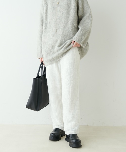 PUAL CE CIN(ピュアルセシン)の「3Dレースパンツ(その他パンツ・レディース・ブラック/オフホワイト・FREE)」の9枚目の写真