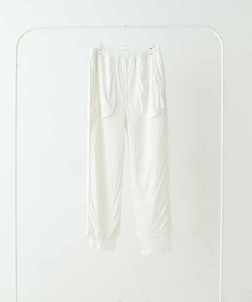 PUAL CE CIN(ピュアルセシン)の「3Dレースパンツ(その他パンツ・レディース・ブラック/オフホワイト・FREE)」の15枚目の写真