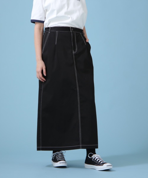 AVIREX（アヴィレックス）の「《WEB&DEPOT限定》ANTIFOULING LINE SKIRT/ アンティフォーリング ラインスカート（スカート・レディース・ブラック/カーキブラウン・SMALL/MEDIUM）」の17枚目の写真