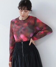 Ray BEAMS | Ray BEAMS / グラデーション プリント Tシャツ(Tシャツ/カットソー)