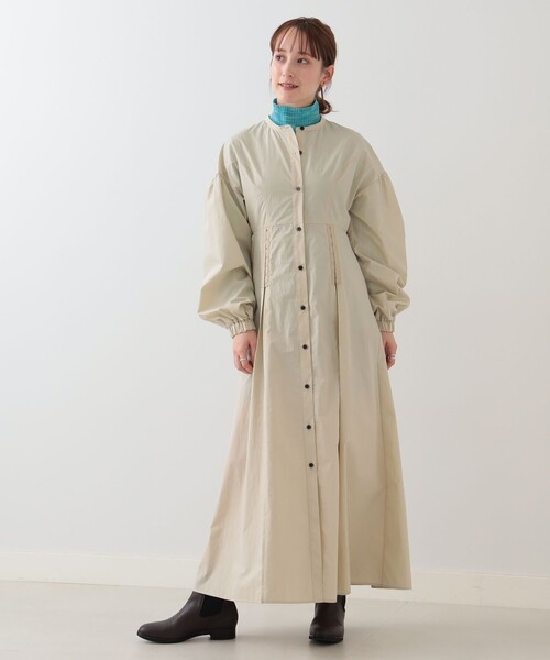 Ray BEAMS（レイビームス）の「Ray BEAMS / ウエスト スプリングホック ワンピース（ワンピース・レディース・ベージュ/ブラック・0/1）」の21枚目の写真