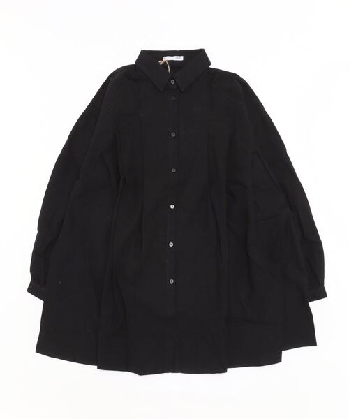 sandy（サンディー）の「【sandy】無地ヨークタックチュニック（チュニック・レディース・ブラック/オフホワイト/グリーン/ベージュ・FREE）」の3枚目の写真