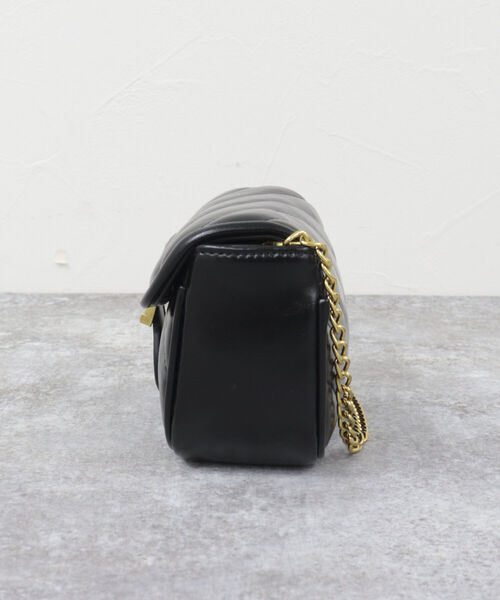 fredy emue（フレディエミュ）の「バックルキルトチェーンバッグ（ショルダーバッグ・レディース・ブラウン/ブラック・FREE）」の7枚目の写真