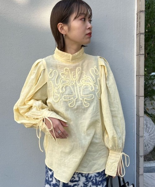ROSE BUD（ローズバッド）の「(ROSE BUD pre)刺繍系ブラウス（シャツ