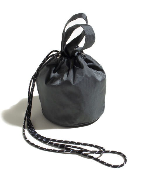 GLOSTER（グロスター）の「【GLOSTER/グロスター】リップストップミニショルダーバッグ ミニバッグ 巾着 ミリタリー（ショルダーバッグ・メンズ・ブラック/グレー/オレンジ・FREE）」の5枚目の写真