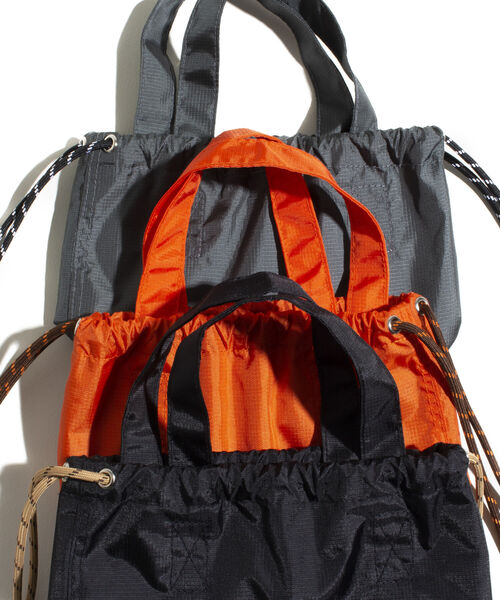 GLOSTER（グロスター）の「【GLOSTER/グロスター】リップストップミニショルダーバッグ ミニバッグ 巾着 ミリタリー（ショルダーバッグ・メンズ・ブラック/グレー/オレンジ・FREE）」の16枚目の写真