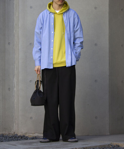 GLOSTER（グロスター）の「【GLOSTER/グロスター】リップストップミニショルダーバッグ ミニバッグ 巾着 ミリタリー（ショルダーバッグ・メンズ・ブラック/グレー/オレンジ・FREE）」の22枚目の写真