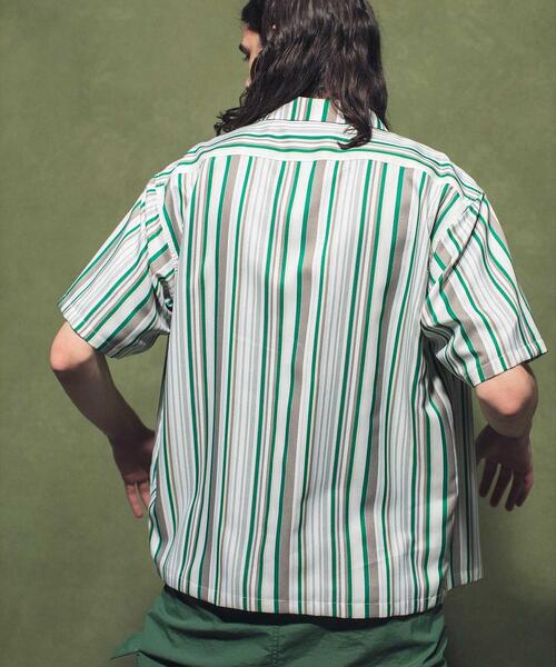 MONKEY TIME（モンキータイム）の「＜monkey time＞ GEORGETTE MULTI STRIPE PRINT SHIRT/シャツ（シャツ/ブラウス・メンズ・その他1/その他2・S/M/L/XL）」の4枚目の写真
