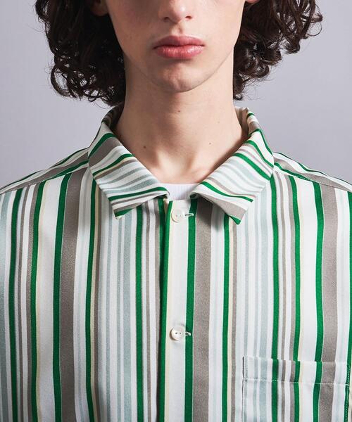 MONKEY TIME（モンキータイム）の「＜monkey time＞ GEORGETTE MULTI STRIPE PRINT SHIRT/シャツ（シャツ/ブラウス・メンズ・その他1/その他2・S/M/L/XL）」の9枚目の写真