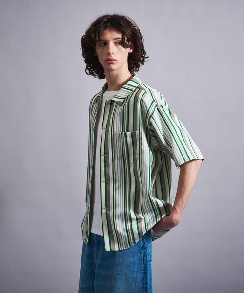 MONKEY TIME（モンキータイム）の「＜monkey time＞ GEORGETTE MULTI STRIPE PRINT SHIRT/シャツ（シャツ/ブラウス・メンズ・その他1/その他2・S/M/L/XL）」の15枚目の写真