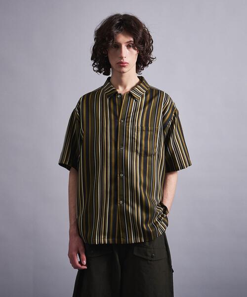 Monkey time シャツ monkey time - Open Collar Rayon Shirt (size-L) ¥11000+tax