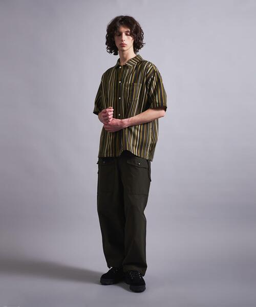 MONKEY TIME（モンキータイム）の「＜monkey time＞ GEORGETTE MULTI STRIPE PRINT SHIRT/シャツ（シャツ/ブラウス・メンズ・その他1/その他2・S/M/L/XL）」の22枚目の写真