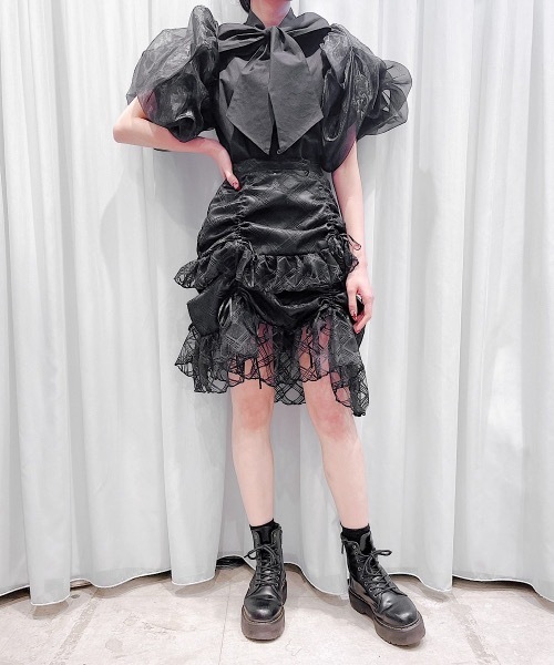 PAIN（ペイン）の「レースギャザースカート（スカート）」 - WEAR 