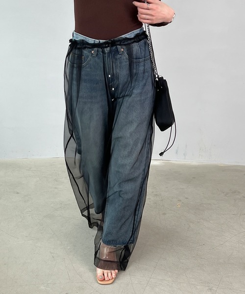 chuclla（チュクラ）の「シェル巾着 ドロストminiショルダーバッグ cha23s002（ショルダーバッグ・レディース・ブラック・FREE）」の15枚目の写真