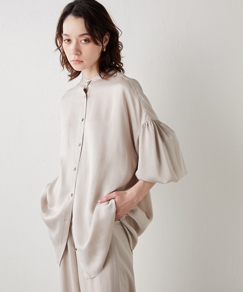 Whim Gazette（ウィムガゼット）の「シルクフィブリルシャツ（シャツ