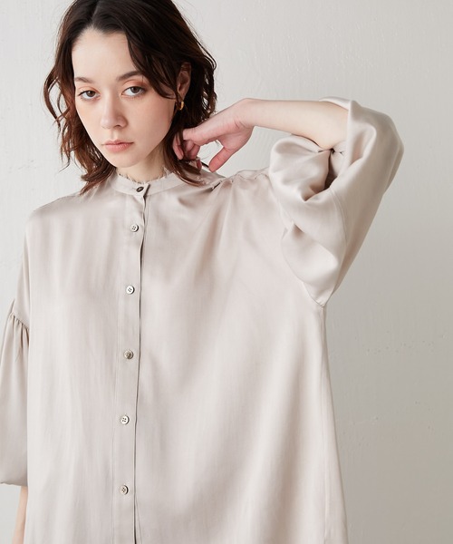Whim Gazette（ウィムガゼット）の「シルクフィブリルシャツ（シャツ