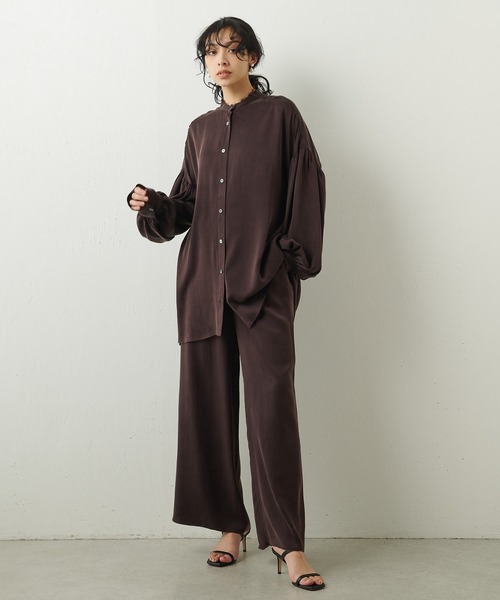 Whim Gazette（ウィムガゼット）の「シルクフィブリルシャツ（シャツ