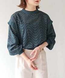 HER CLOSET | 【shemoshelly】カットワークレース長袖ブラウス(シャツ/ブラウス)
