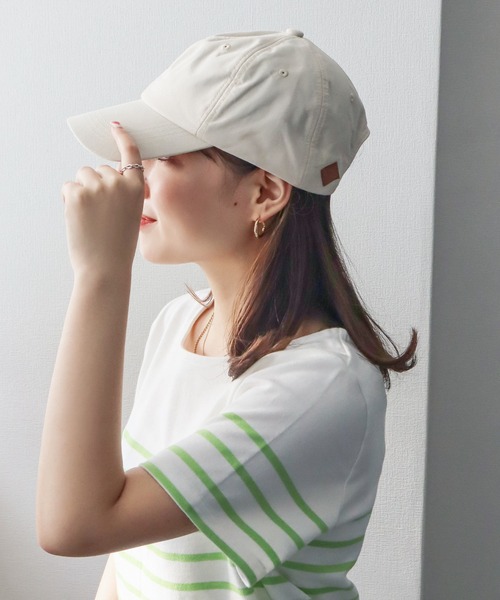 KOBE LETTUCE（コウベレタス）の「深めUVカットコットンキャップ（キャップ・レディース・ライトカーキ/モカ/キナリ/ブラック・FREE）」の9枚目の写真