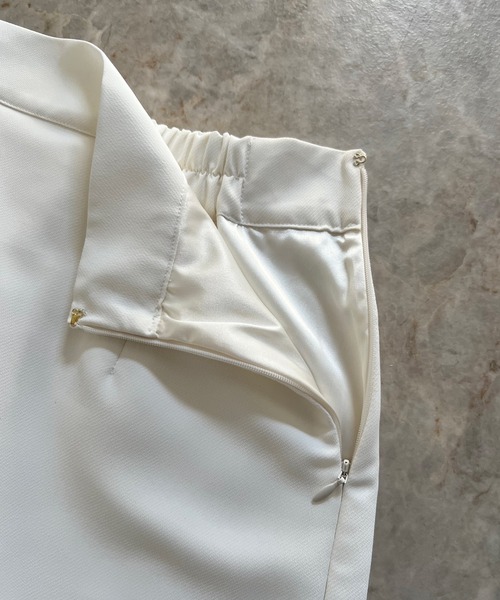 Emma Taylor(エマテイラー)の「ジョーゼットペンシルスカート(スカート・レディース・ブラック/ホワイト・FREE)」の7枚目の写真