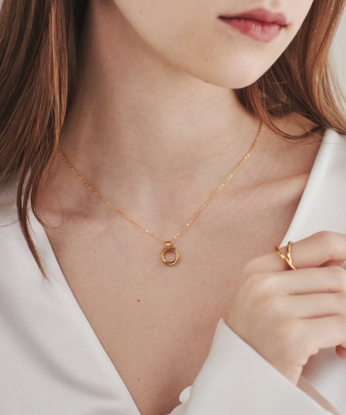 ciite' surgical stainless（シーテサージカルステンレス）の「【 金属アレルギー対応 】 モチーフネックレス サージカルステンレス 316L（ネックレス・レディース・シルバー/ゴールド・FREE）」の2枚目の写真