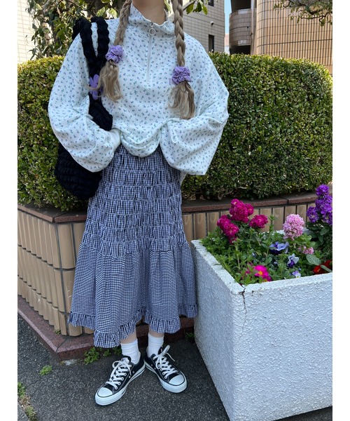 WC(ダブル シー)の「シャーリングマーメイドスカート(スカート・レディース・ブラック系その他/ホワイト・FREE)」の17枚目の写真