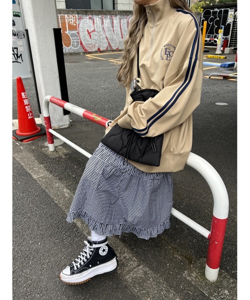 WC(ダブル シー)の「シャーリングマーメイドスカート(スカート・レディース・ブラック系その他/ホワイト・FREE)」の13枚目の写真