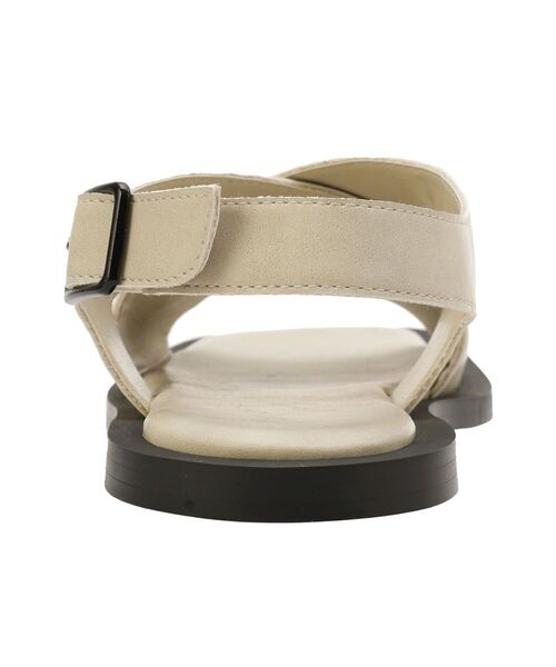 merry jenny(メリージェニー)の「クロスフラットサンダル(サンダル・レディース・グレー/ブラック・MEDIUM/LARGE)」の15枚目の写真