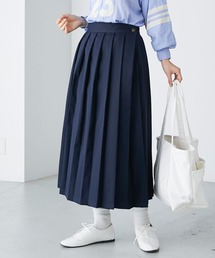 BONLECILL | チノプリーツラップスカート(スカート)