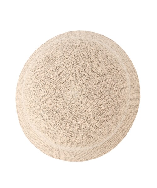 grove（グローブ）の「◆ブークレサーモ刺繍ロゴメトロハット（ハット・レディース・ライトベージュ/アイボリー/ブラック・00）」の5枚目の写真