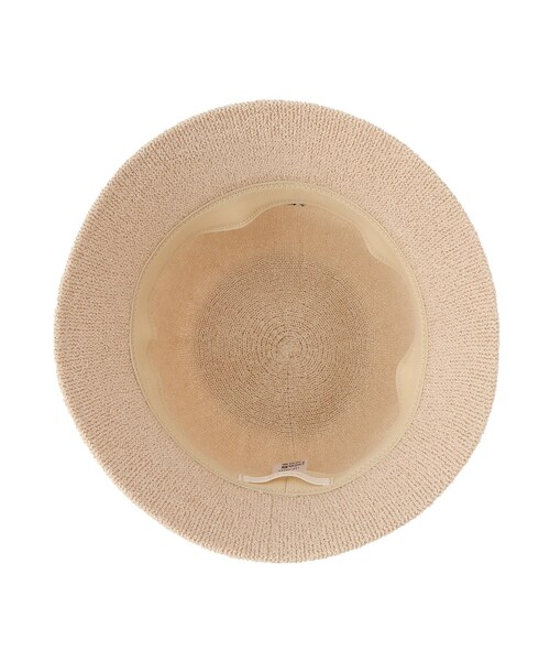 grove（グローブ）の「◆ブークレサーモ刺繍ロゴメトロハット（ハット・レディース・ライトベージュ/アイボリー/ブラック・00）」の6枚目の写真