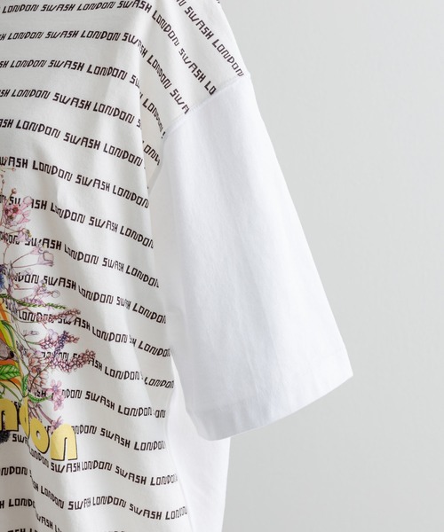 SWASH(スワッシュ)の「【SWASH×ear(スウォッシュ)】 Tシャツ(Tシャツ/カットソー・レディース・ホワイト/ホワイト系その他・FREE)」の7枚目の写真