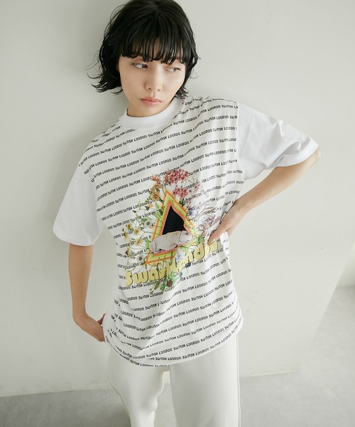 SWASH(スワッシュ)の「【SWASH×ear(スウォッシュ)】 Tシャツ(Tシャツ/カットソー・レディース・ホワイト/ホワイト系その他・FREE)」の11枚目の写真