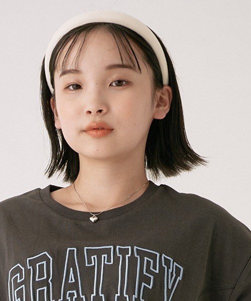 LOVETOXIC（ラブトキシック）の「コットンカチューシャ（カチューシャ・キッズ・ブラック/ベージュ/アイボリー・FREE）」の2枚目の写真