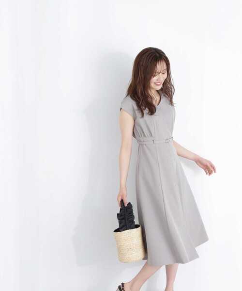 PROPORTION BODY DRESSING（プロポーションボディドレッシング）の「シャツワンピース / 1213140504（ワンピース・レディース・ベージュ/カーキ/ピンク・X-SMALL/SMALL/MEDIUM）」の16枚目の写真