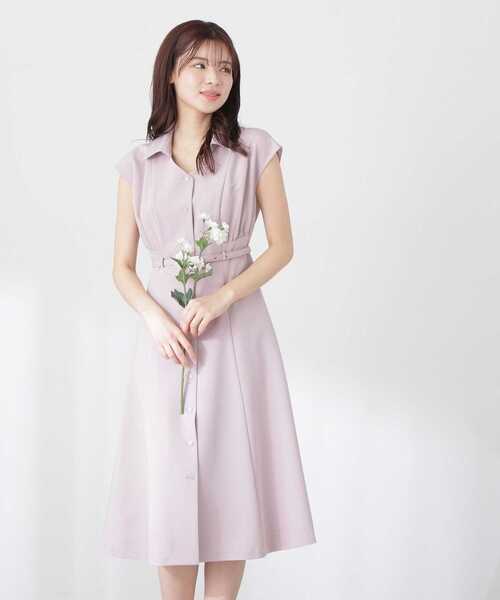 PROPORTION BODY DRESSING（プロポーションボディドレッシング）の「シャツワンピース / 1213140504（ワンピース・レディース・ベージュ/カーキ/ピンク・X-SMALL/SMALL/MEDIUM）」の3枚目の写真
