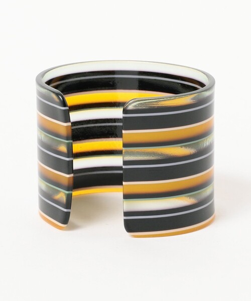 Ray BEAMS（レイビームス）の「Ray BEAMS / マルチボーダー バングル（バングル/リストバンド・レディース・その他1・ONE SIZE）」の2枚目の写真